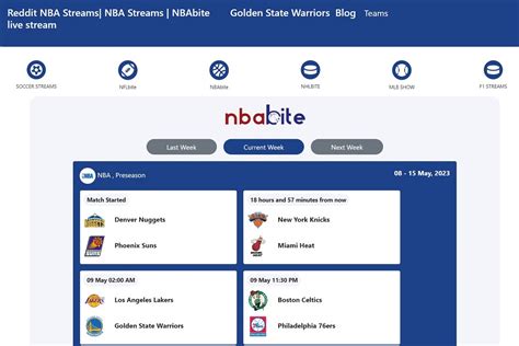 nbabite live stream.